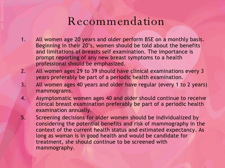breast bse examination self video Breast bse examination self video